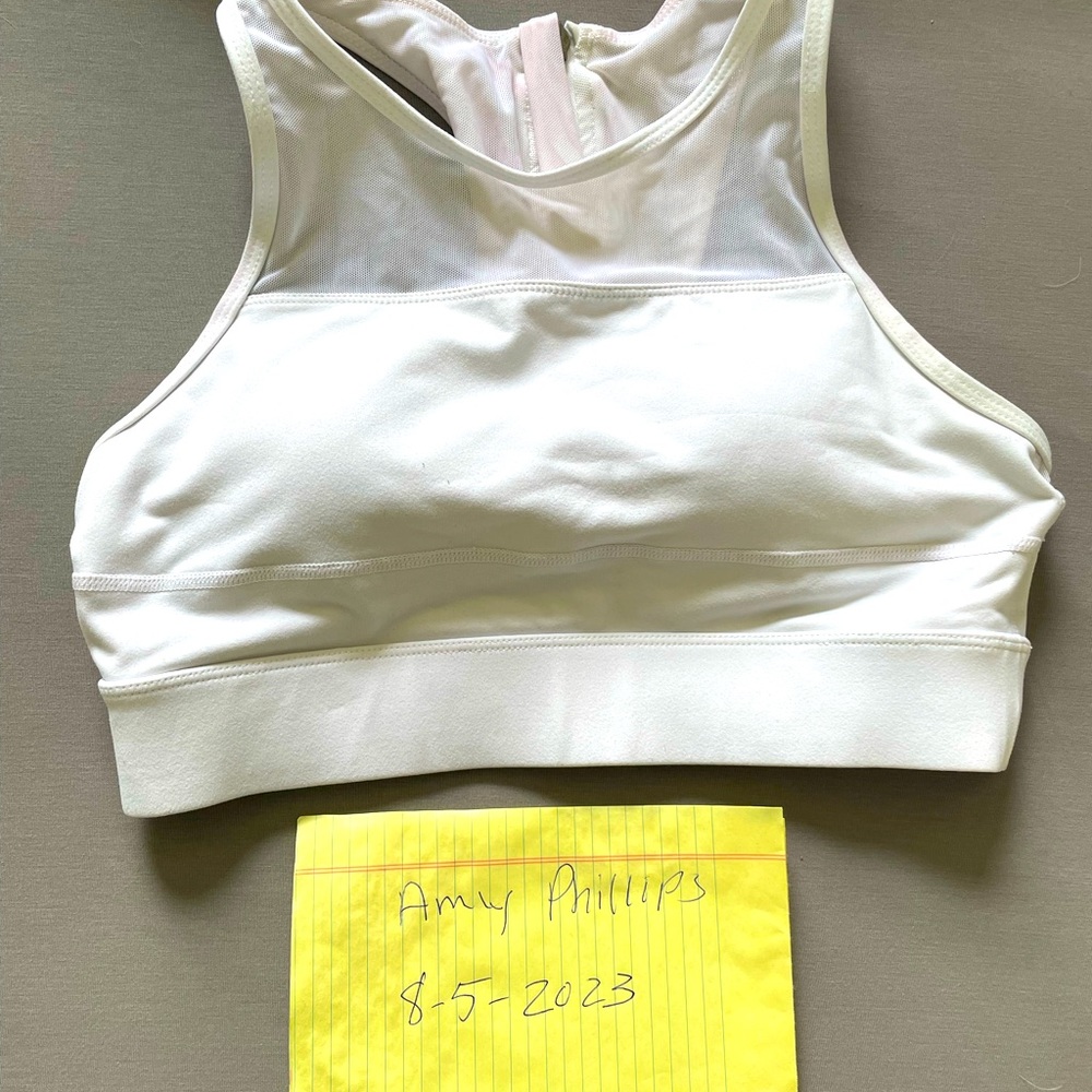 White All Star Zyia Sports Bra